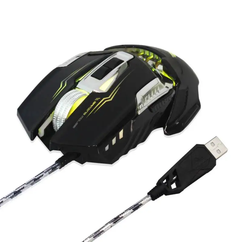  Hand Grip Comfortable Mechanical Gaming Mouse Full-key Macro Definition Programming Wired Mouse for