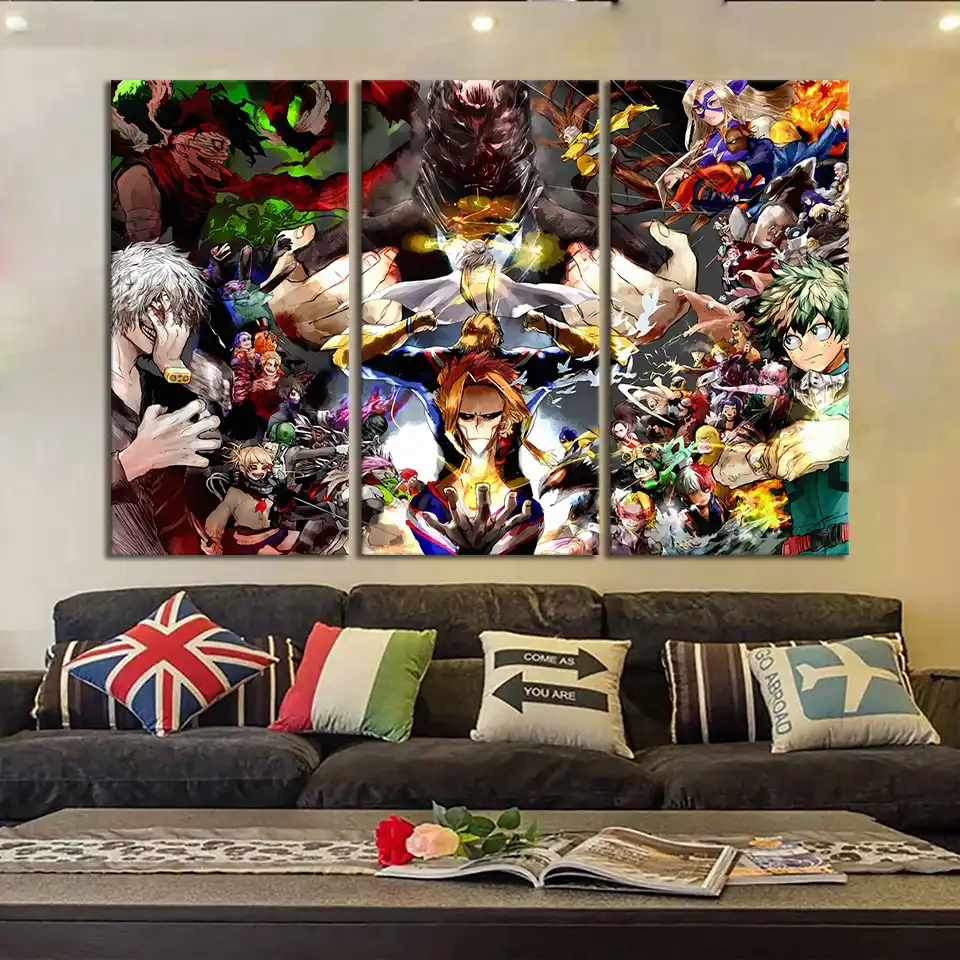 3 パネル私のヒーローアカデミーアニメフィギュア壁アートキャンバス絵画ホームインテリアウォールステッカー僕なしヒーロー学界アニメポスターギフト 絵画 書道 Aliexpress 3 パネル私のヒーローアカデミーアニメフィギュア壁アートキャンバス絵画ホームインテリアウォールステッカー僕なしヒーロー学界アニメポスターギフト 絵画 書道 Aliexpress