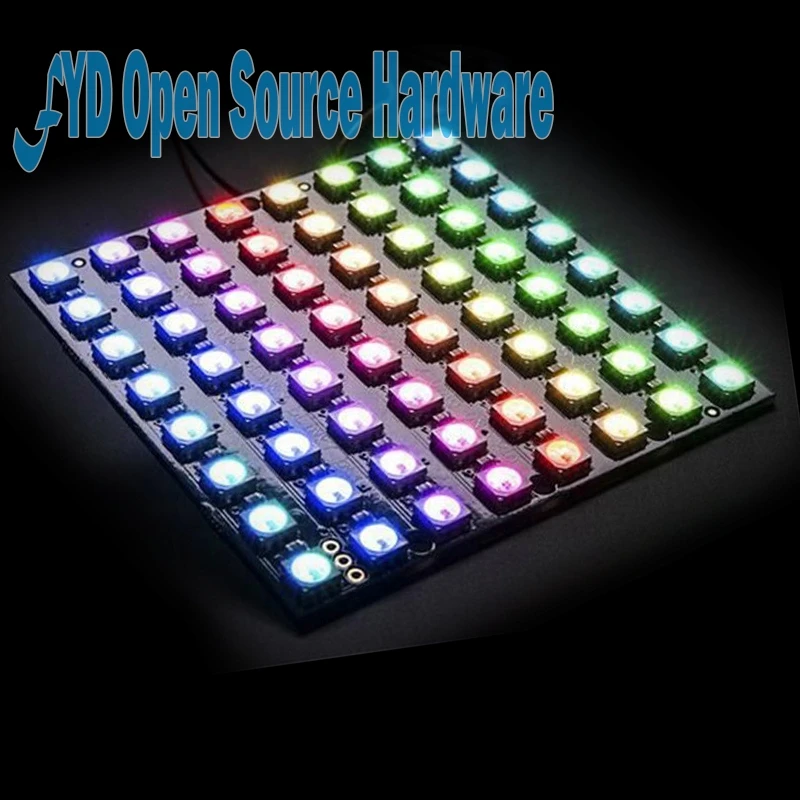 8x8 64 светодиодный Матрица WS2812 5050 RGB fz1104|rgb matrix led|rgb 5050rgb led |