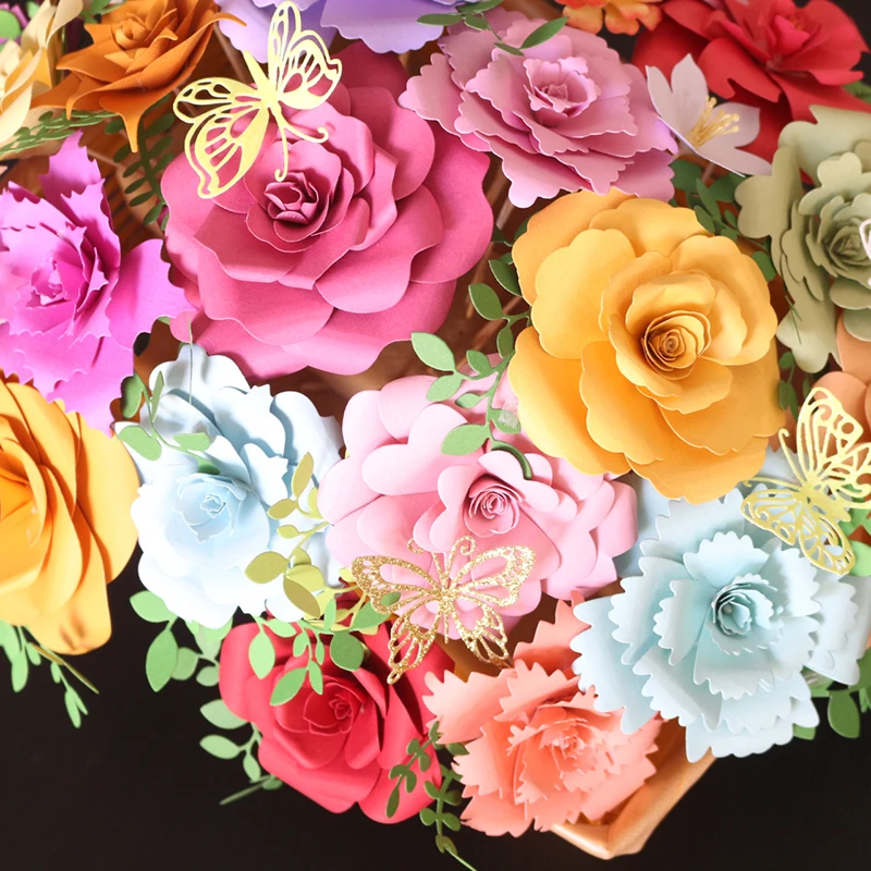

AZSG flowers combination Cutting Die for DIY Scrapbooking dies Decoretive Embossing Stencial DIY Decoative Cards die cutter