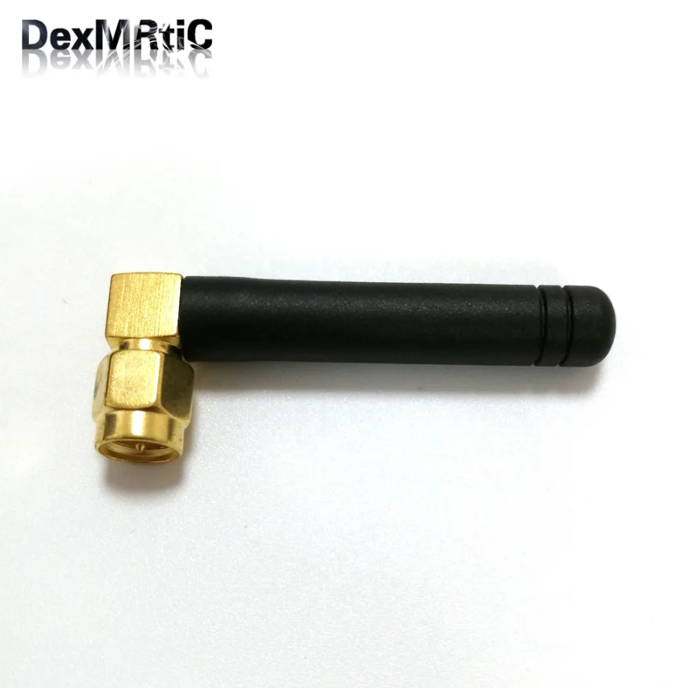 433Mhz 2dbi GSM Antenna SMA Male Right Angle for Ham radio