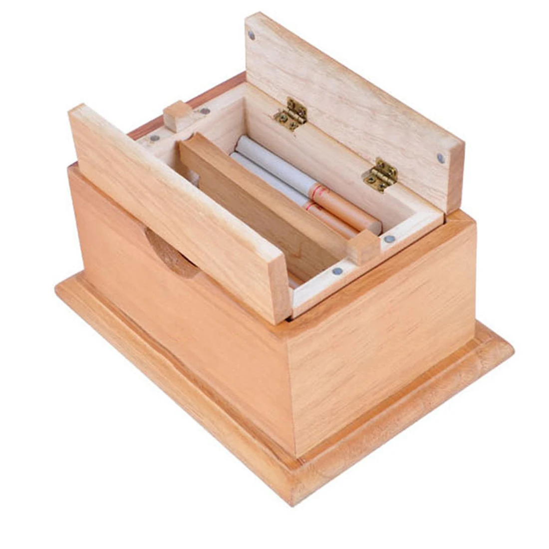 Ceny Drewniane pudełko na puzzle z tajną papierośnicą magiczna komora łamigłówka drewniane zabawki puzzle pudełka dla dzieci drewniana zabawka prezenty