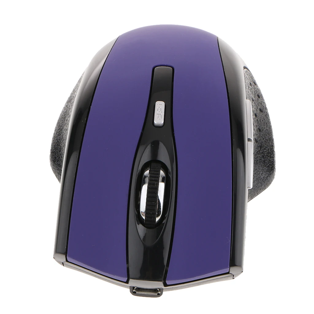 Purple Silent Wireless USB Charging Bluetooth4.0 Gaming Mouse For Computer