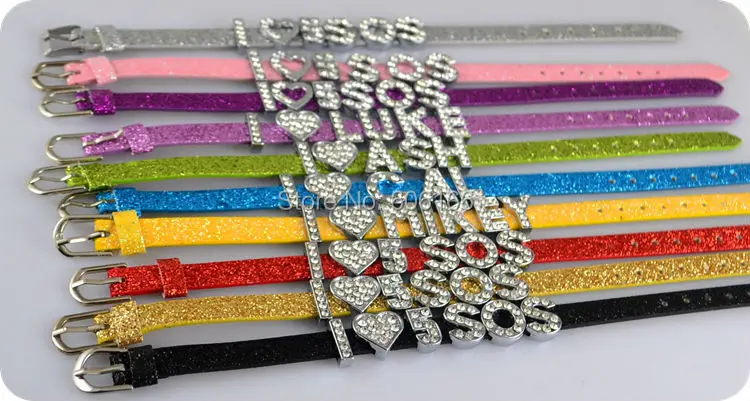 Новинка 5SOS 5 секунд лета Мальчики поп-группа музыка звезда Bling Кожаный Браслет слайдер буквы с кристаллами самодельные браслеты