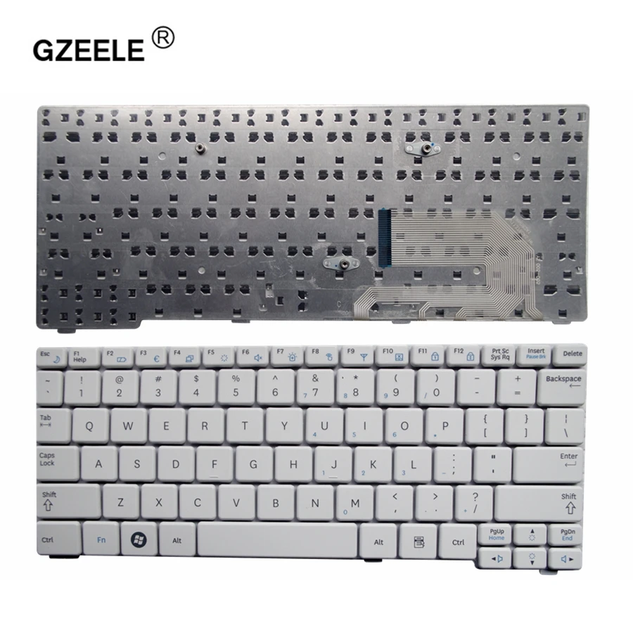 

GZEELE new US FOR Samsung N148P NB30P NP-N150 English laptop keyboard White color US layout notebook