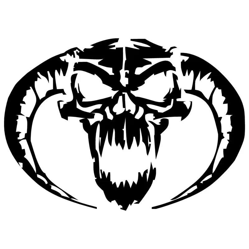 13 5 9 5cm demon skull car sticker decal motorcycle 13 5 9 5cm demon skull car sticker decal motorcycle