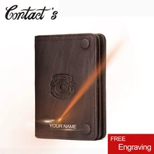 Гравировка, винтажный брендовый мужской кошелек Crazy Horse, Кожаные Двойные кошельки, Короткий Мужской кошелек для денег, кошелек для монет, качественный держатель для карт