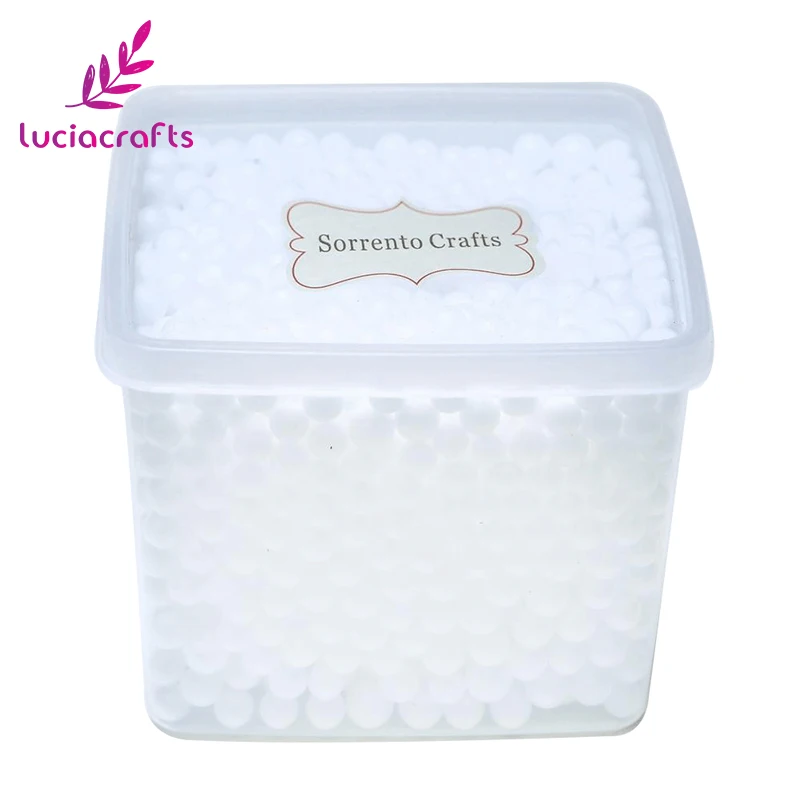 Lucia crafts 1 корт/лот (прибл. 1500 шт.) 5 10 мм Мини пенопластовые шарики для