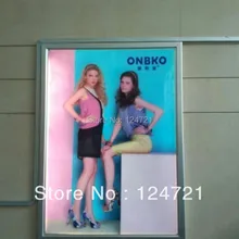 Алюминиевые светодиодные рамки для фотографий, a1 размер наружный светодиодный дисплей Лайтбоксы