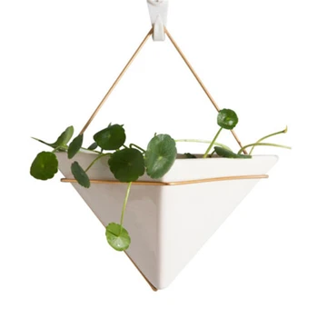 

Creative Design Irregularity Art Brief Flower Pots Wall Hanging Green Plant Wall Hanging Planter Box Pot Flower Holder Ornament