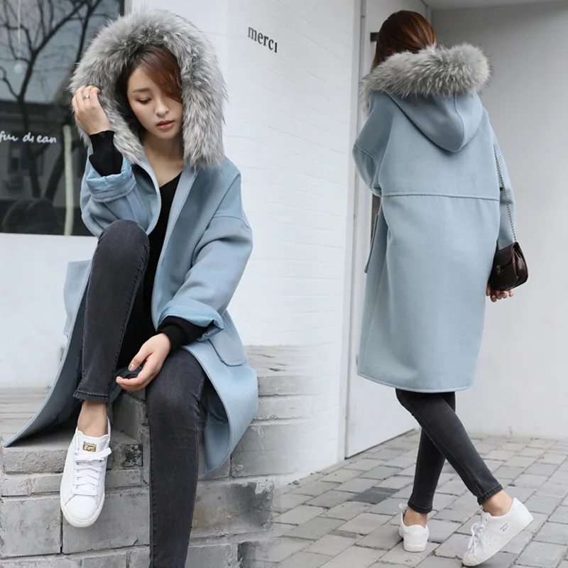 Warm Quilted Jacket Winter Coats Women 2019 Fur Collar