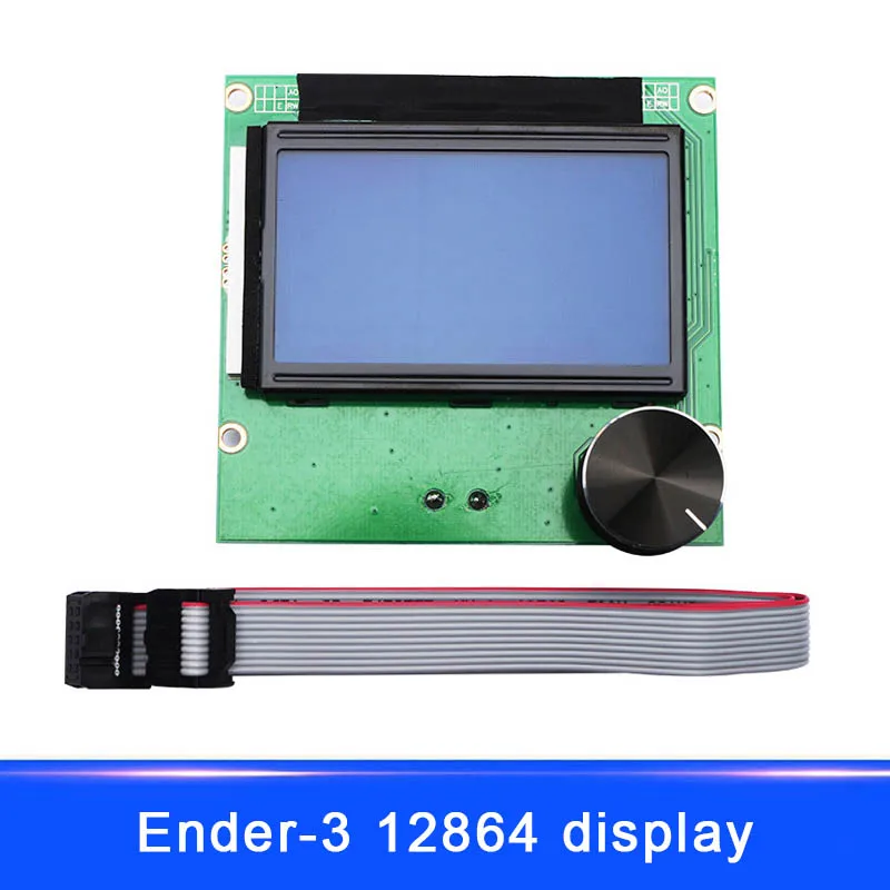 

Dispaly Screen 1.4 LCD 12864 RAMPS Screen with Cable for CREALITY Ender-3 3D Printer XXM8