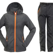 Женские быстросохнущие дышащие куртки брюки костюмы для спорта на открытом воздухе брендовая одежда треккинг Пешие прогулки женский спортивный костюм наборы