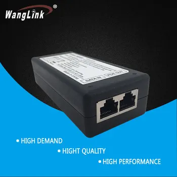 

Wanglink CCTV 48V 0.5A POE Wall Plug POE Injector Ethernet Adapter PoE Power Supply US EU Plug