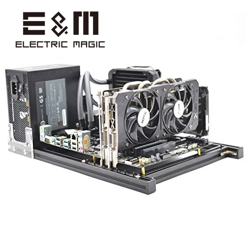 

ITX MATX ATX PC Test Bench Computer Open Frame Overclock Air Case Mini Aluminum HTPC Support Graphics Card