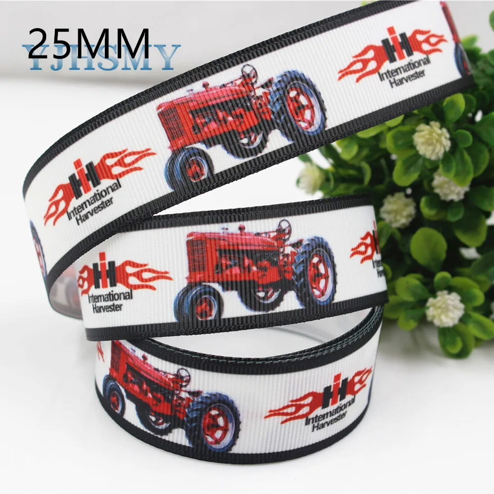 YJHSMY H-17506-140 25 мм 10 ярдов мультфильм ленты тепловой передачи печатных grosgrain
