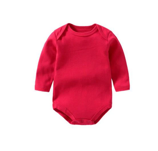Детская одежда унисекс; маленький хлопковый костюм для новорожденных; одежда для маленьких мальчиков и девочек; Детский комбинезон; зимняя одежда; Прямая поставка - Цвет: red