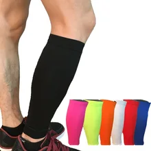 1 шт. полиэстер гетры функциональное компрессионное рукав щитки для ног бег Футбол, Баскетбол, спорт поддержка M L XL
