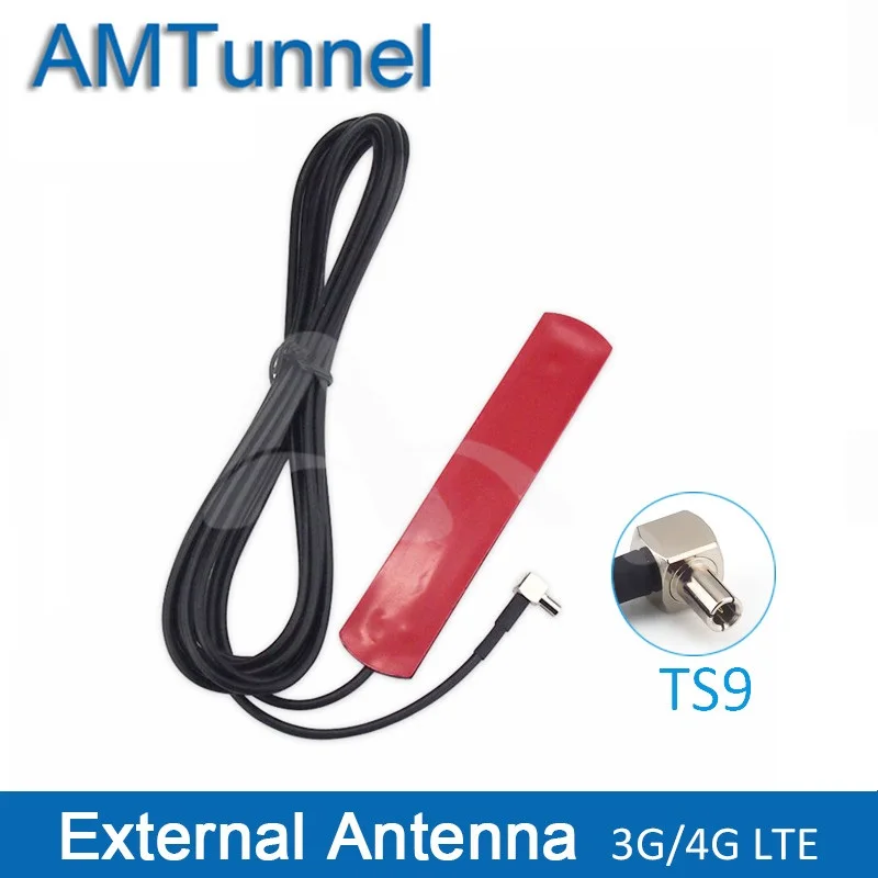 3G 4G LTE wifi patch antenna 700 2600MHz TS9 male connector with 3