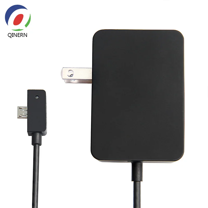 QINERN 5.2V 2.5A 13W Power Adapter Charger for Microsoft Surface 3 Tablet Laptop Adapter Power Supplies Pour Microsoft  EU US UK