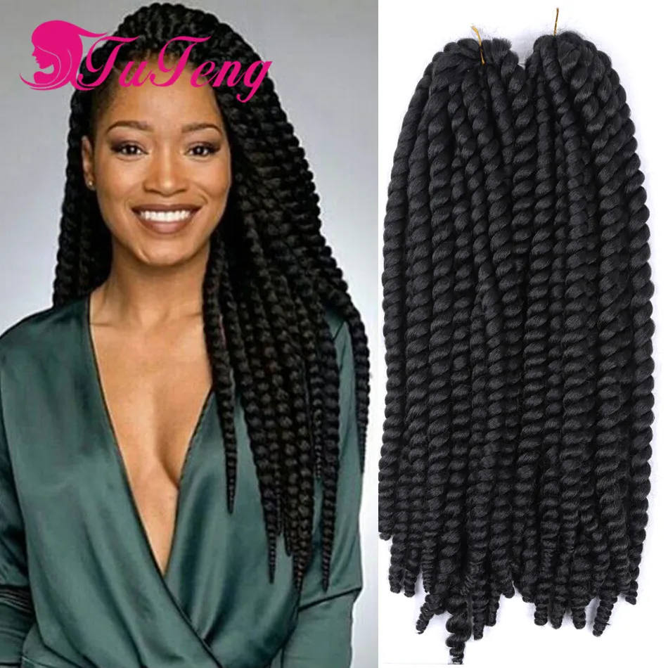 havana mambo twist dreadlock extensions crochet braids synthetic hair