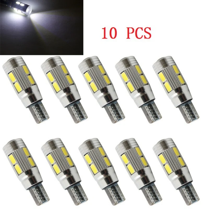 

10 PCS 360 Degree LED Car Led Light Bulbs For Parking Led Lights 5W 12V 450LM 6,000K 7 Colors Car Styling