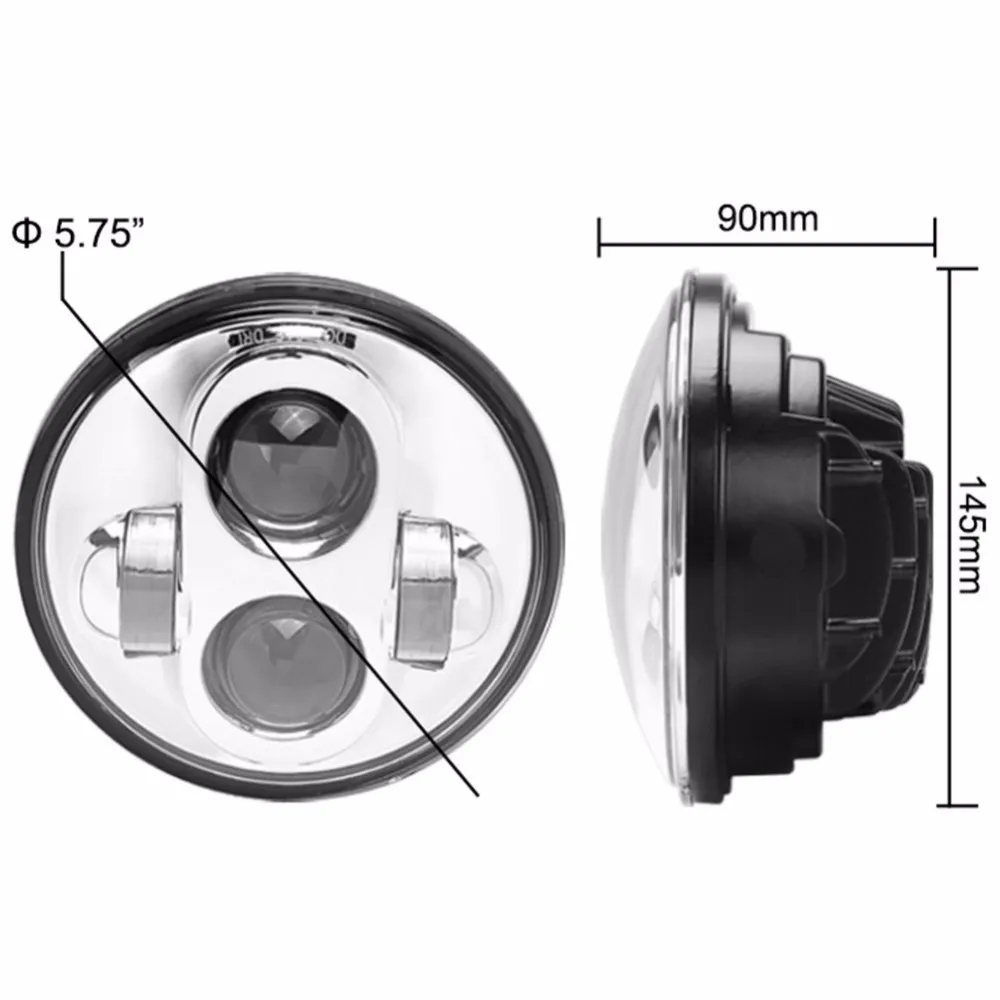 5 3/" для moto r фара 5,75" Новинка для уличного 750 moto светодиодный налобный фонарь для моделей Softail Dyna и Sportster