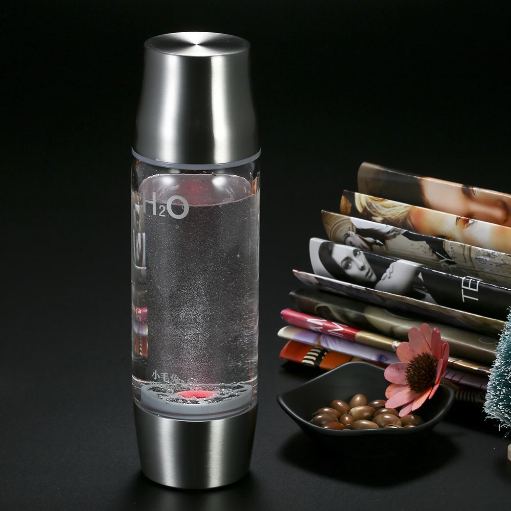 hydrogen glass water bottle