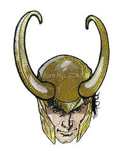 

4.5" LOKI Marvel Comics Die Cut Movie TV Series Costume Embroidered Emblem applique iron on patch
