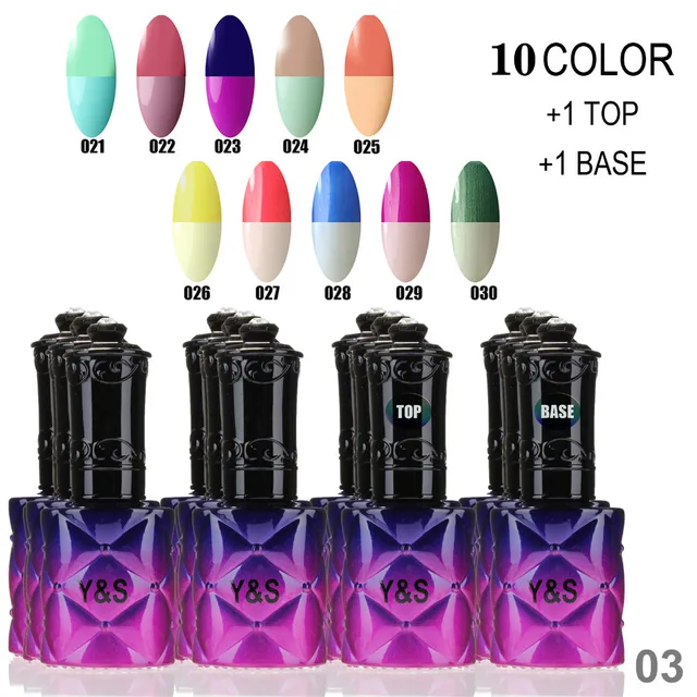 Y S Choose 10 Mood Color Changing Nail Polish Lacquer Long Y S Choose 10 Mood Color Changing Nail Polish Lacquer Long Lasting 15ml Soak Off