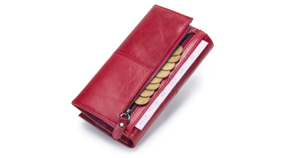 LY. SHARK женский кошелек, держатель для карт, женские кошельки для монет, кошелек из натуральной кожи, женский клатч для денег, красный кошелек на молнии