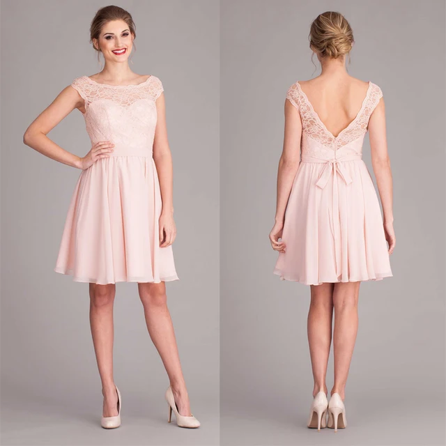 Short Lace Bridesmaid Dresses