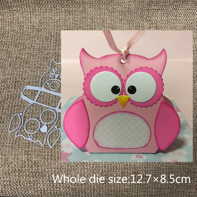 New Design Craft Metal Cutting Dies Cut Die Cute Owl Scrapbooking Album Diy Paper Card Craft