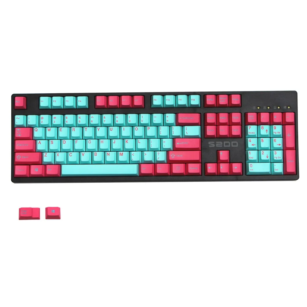 Механическая клавиатура Double shot pbt с колпачком клавиш 87/104 раскладка ANSI Cherry Filco Ducky