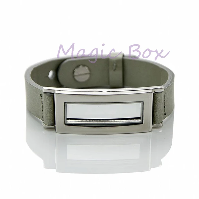 Stainless Steel locket bracelet men floating charm locket women