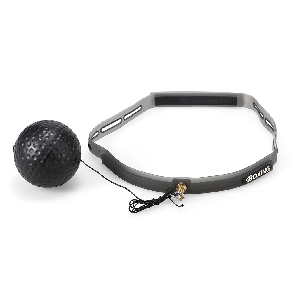 

Boxing Reflex Speed Punch Ball 2 Level Pouching Ball with Sweat Band for Combat Sports Fitness Reaction Coordination Training