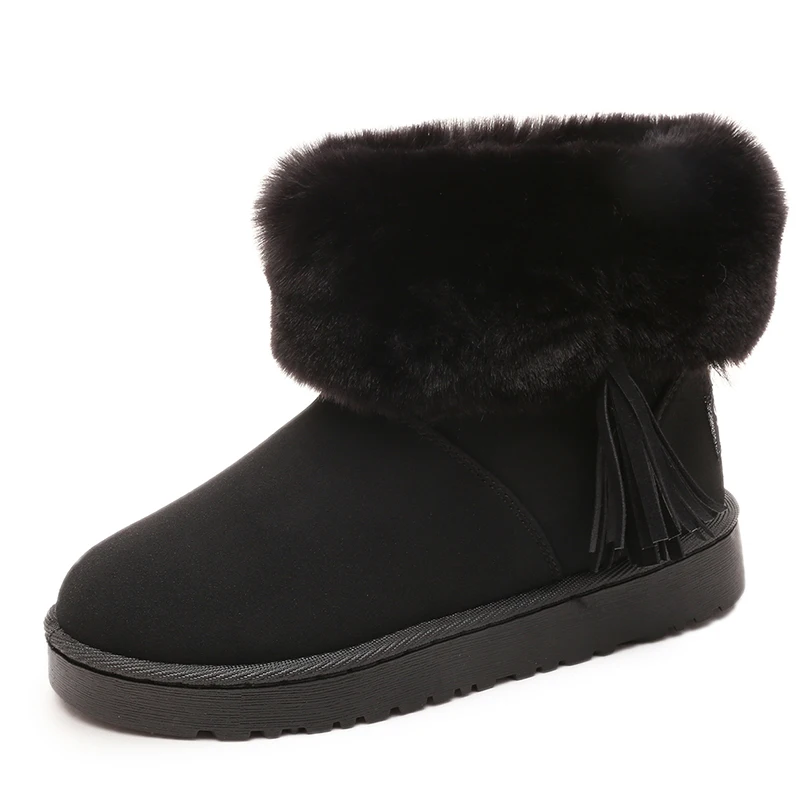 

Women Winter Boots Fashion Ankle Boots 4 Colors Fur Boots Krasovki Shoes ugs Australia boots Women laarzen mou stivaletti donna