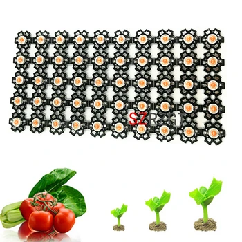 

50PCS led 1W/3W 400nm ~ 840nm Full spectrum For plant growth led Lamp beads