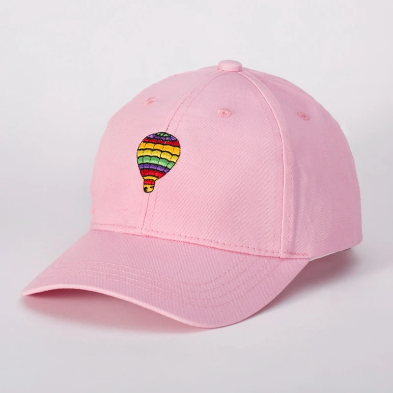 

Cute Hot Air Balloon Baseball Cap Trucker Dad Hats Women Men Embroidery Snapback Hip Hop Caps Summer Cotton Black Hat
