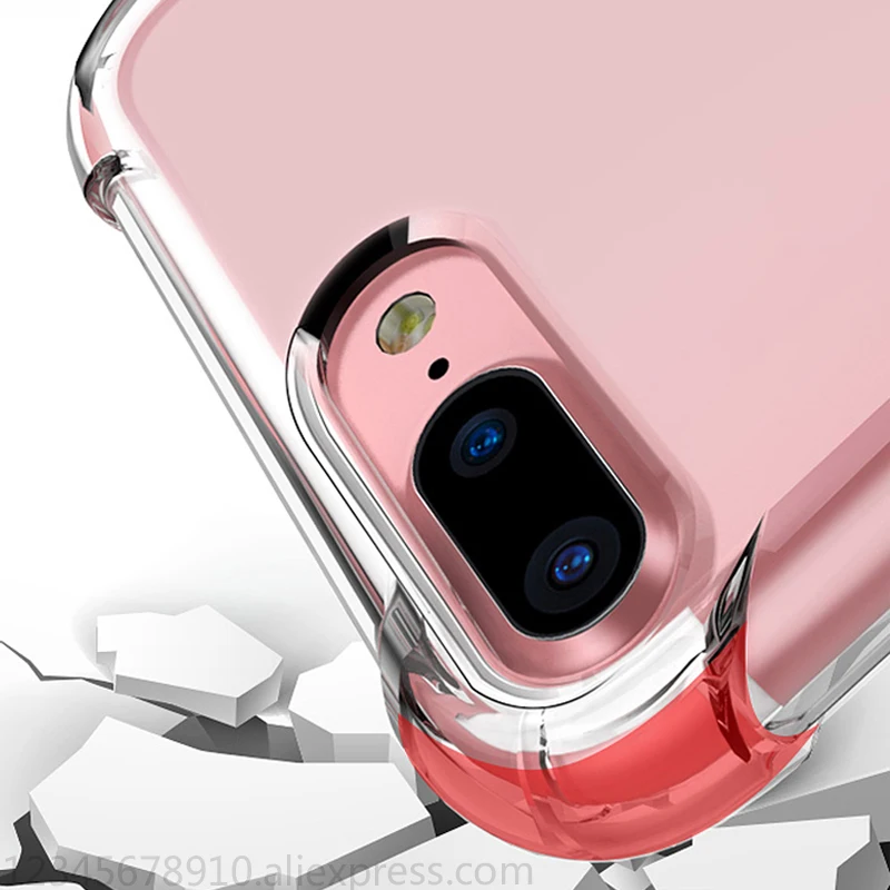ТПУ прозрачный для iphone 6 6S 7 Чехол 8 Plus X ультра тонкий мягкий термополиуретановые