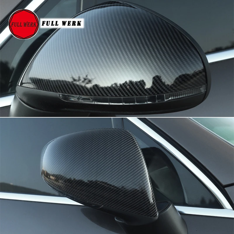 1 пара ABS автомобильный Стайлинг внешняя крышка зеркала заднего вида Корпус чехол Крышка для Volkswagen VW Touareg 2011- аксессуары