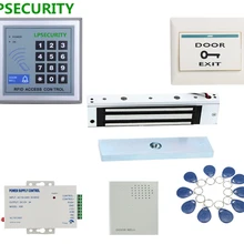 LPSECURITY RFID дверной комплект контроля доступа с 180 кг дверной электрический магнитный замок+ блок питания+ бесконтактная клавиатура+ брелок+ кнопка