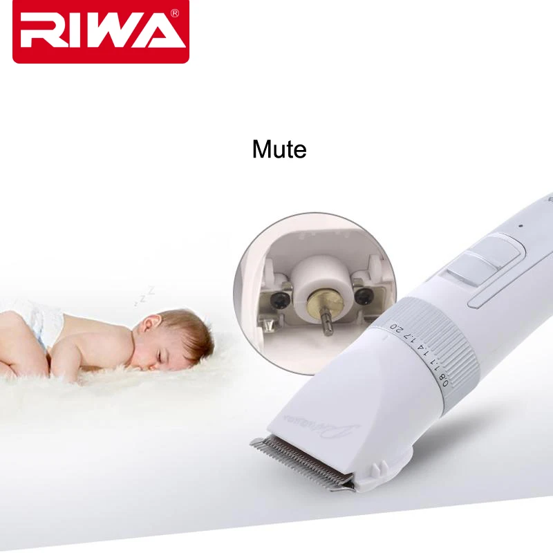 Riwa Hair Clipper Family Shaver Barber Rechargeable Styling Tools Skin-friendly Quick and Effective Shaving Hair Trimmer
