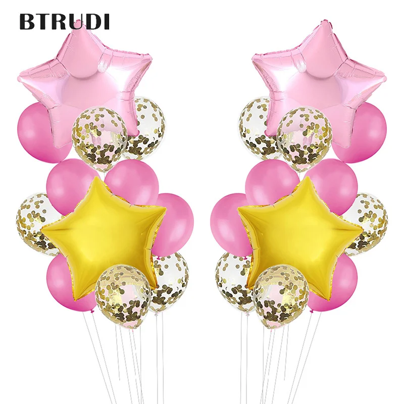 

BTRUDI Mixed color balloon birthday suit 12/18 inch Decoration birthday kids adult baby shower boy girl weeding decoration ball