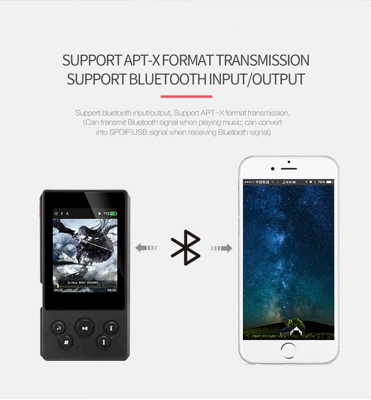 XDuoo X10T II версия декодирования портативный аудио ЦАП усилитель для наушников Поддержка DSD256 32 бит/384 кГц DXD PCM