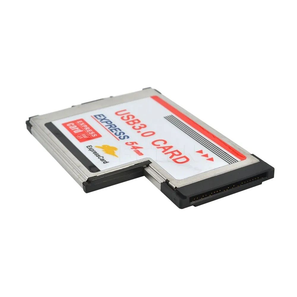 Kebidumei USB 3,0 PCI Express карта адаптер 5 Гбит/с двойной 3 порта 54 мм Слот PCMCIA USB3.0 концентратор внутри конвертер для ноутбука ноутбук