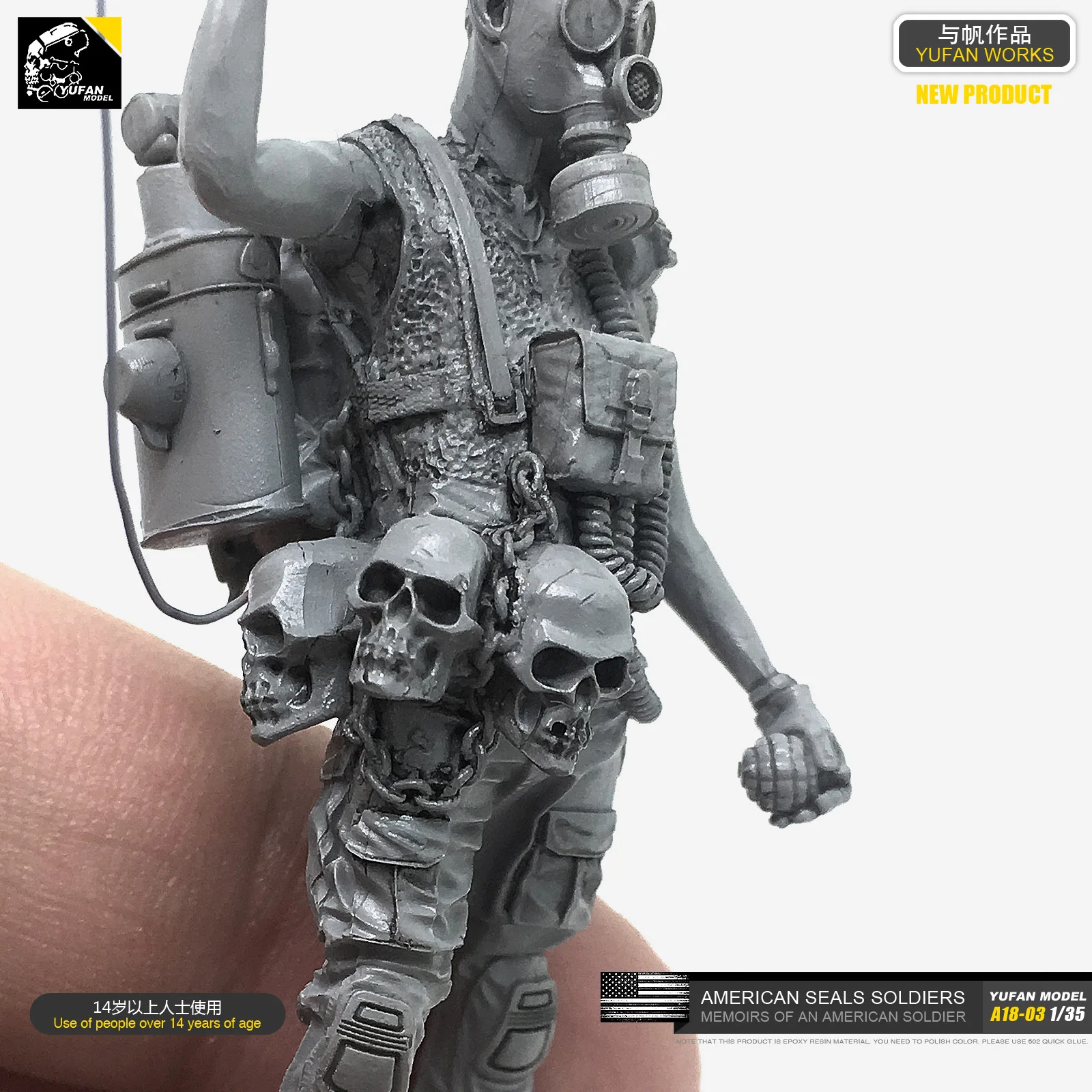 

1/35 Resin Soldier Model(Doomsday Avenger Q10) A18-03