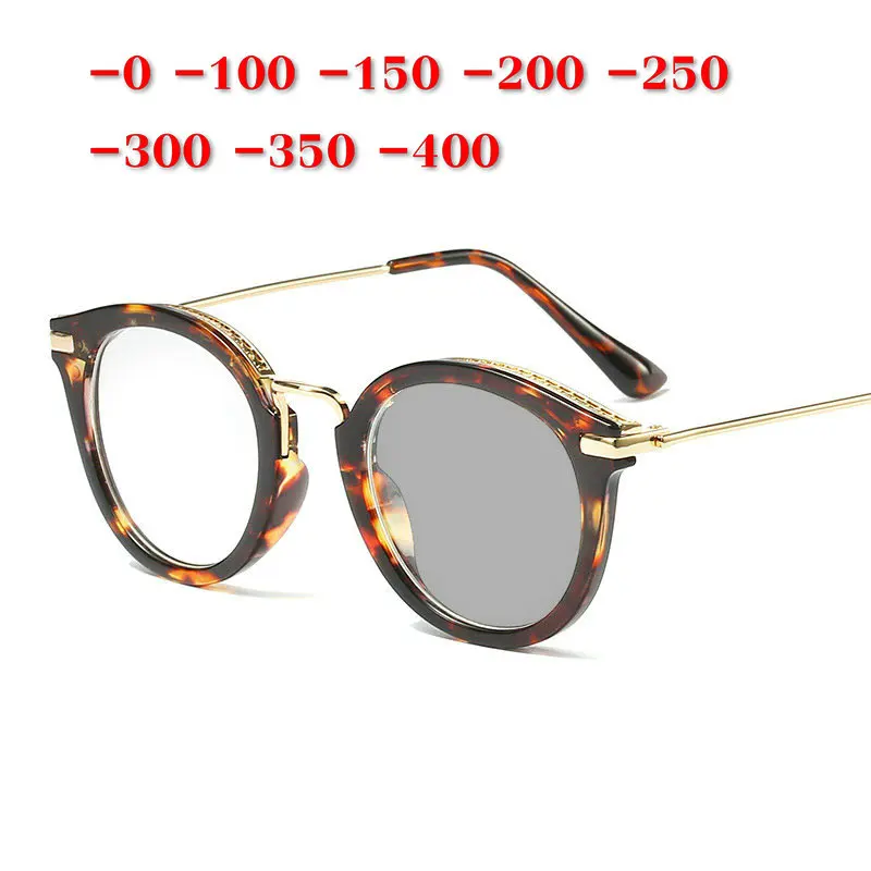 Модные солнцезащитные очки с УФ-покрытием, фотохромные очки для близорукости, женские высококачественные оптические очки, оправа для очков NX - Цвет оправы: leopard-350