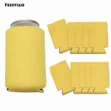 10 шт./лот кулер рукав для свадебной вечеринки украшения сплошной цвет пиво koozies Пользовательские Бутылки уютная пивная банка держатель подарок