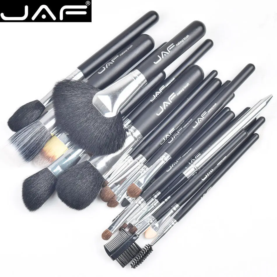 

JAF 20 Pcs/Set Pro Soft Makeup Brushes Premiuim Natural Hair of Goat & Pony Horse Brush Tool Women Cosmetic pinceis de maquiagem